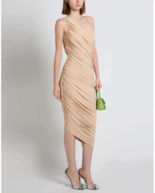 Norma Kamali Natural Midi Dress