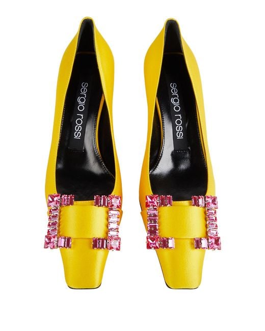 Sergio Rossi Yellow Pumps