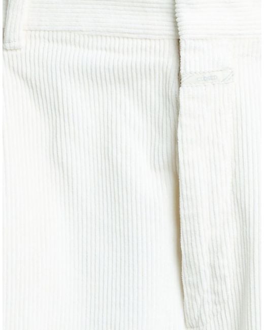 Closed White Pants Cotton, Elastane for men
