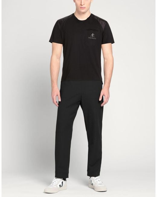 Premiata Black T-Shirt Cotton, Polyamide for men