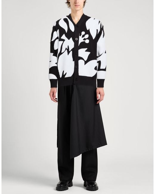 Sacai Black Cardigan Polyester for men