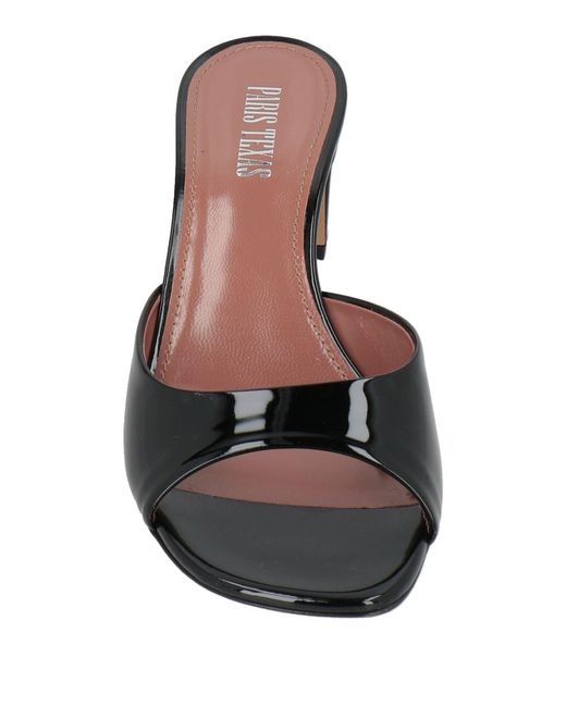 Paris Texas Black Sandals