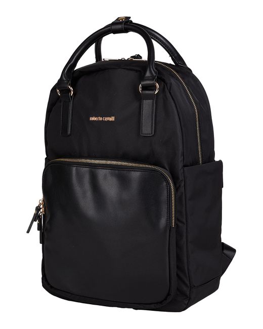 Roberto Cavalli Black Rucksack