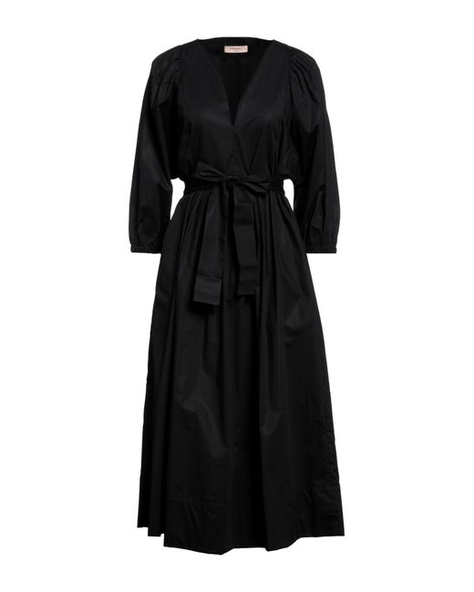 Twin Set Black Midi Dress