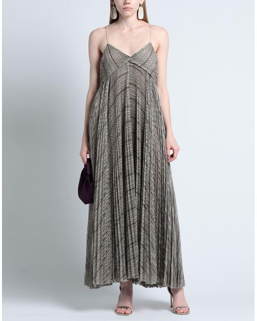 Robe longue Forte Forte en coloris Gray