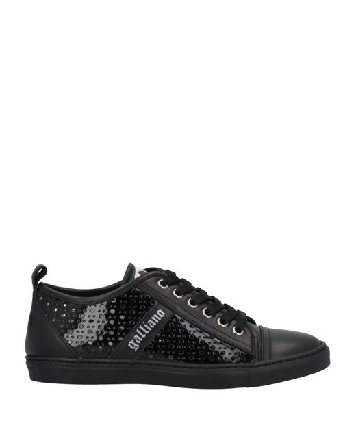 John Galliano Black Trainers