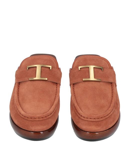 Tod's Brown Mules & Clogs