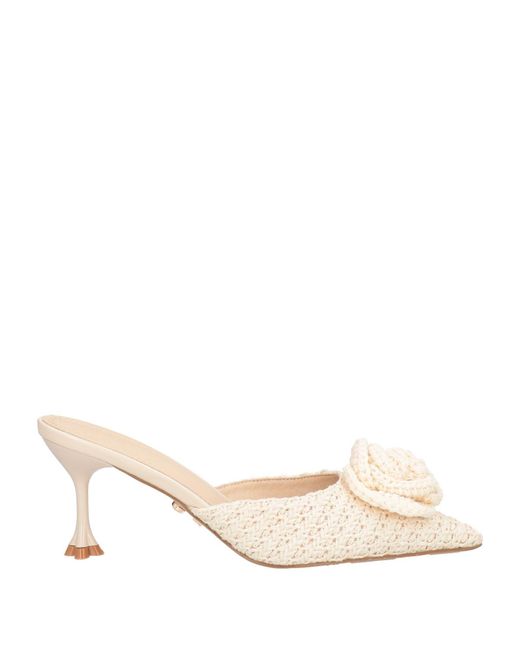 Twenty Four Haitch Natural Mules & Clogs