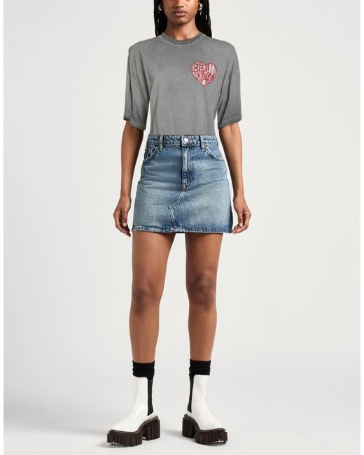 MSGM Gray T-Shirt Cotton