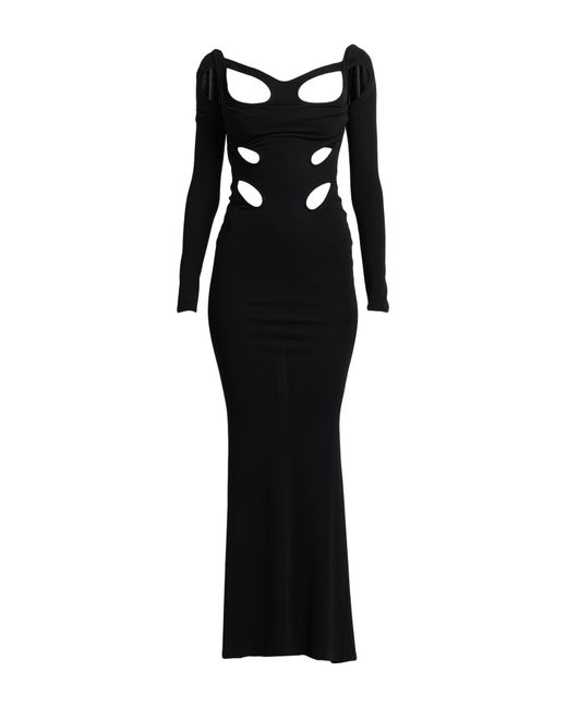 Dion Lee Black Maxi-Kleid