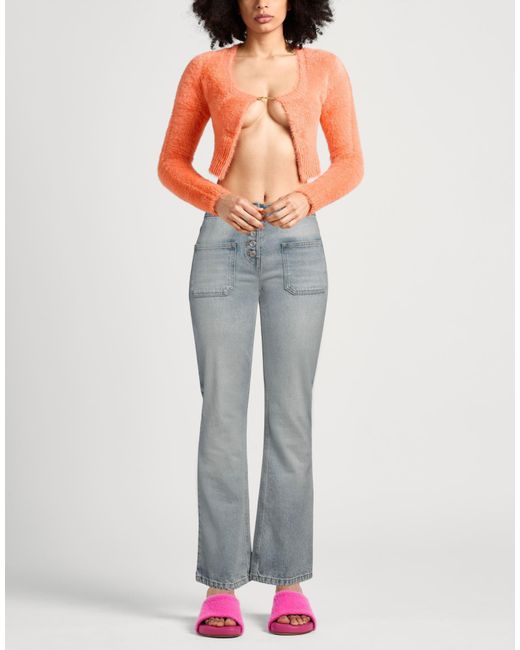 Courreges Gray Jeans Cotton