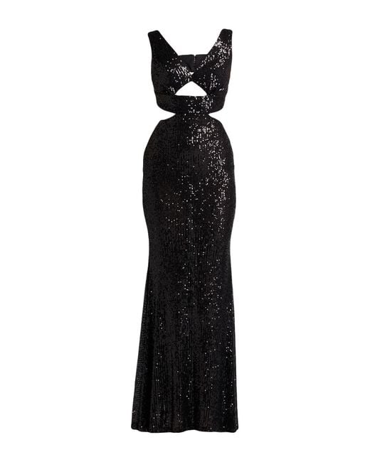 ATELIER LEGORA Black Maxi-Kleid