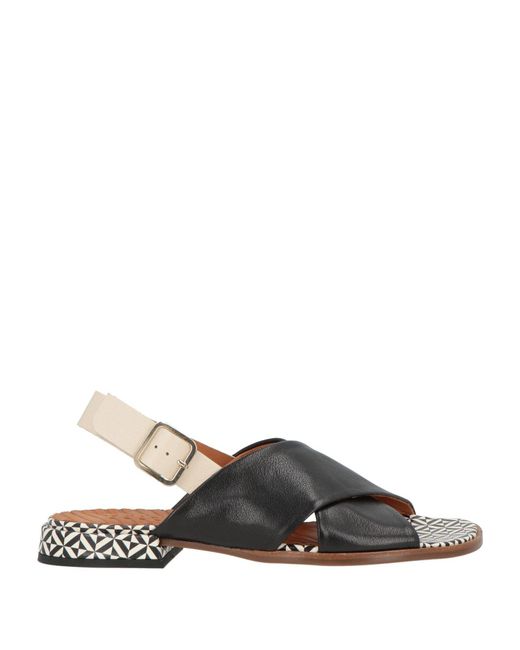 Chie Mihara Black Sandals