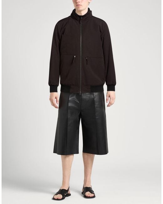 Aspesi Black Jacket Cotton, Polyester for men