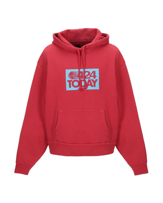 mens plain red sweatshirt