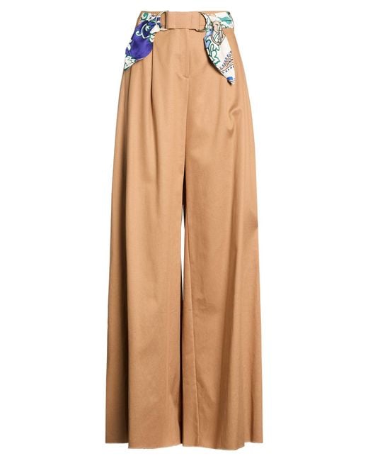 Marella Natural Pants Cotton, Lyocell, Elastane