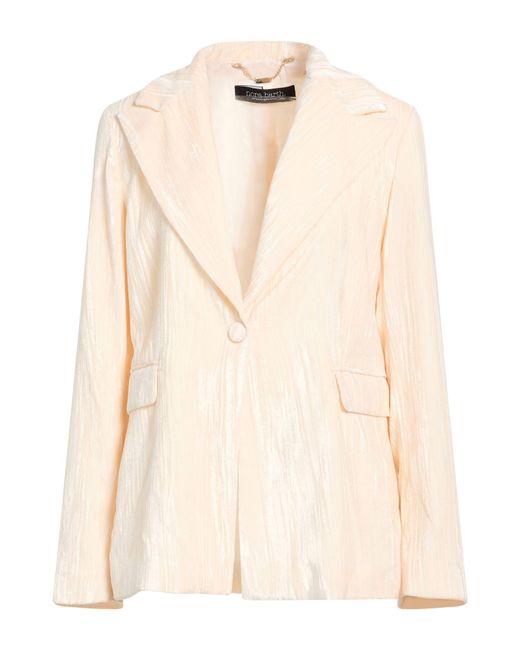 Nora Barth Natural Blazer Polyester, Viscose