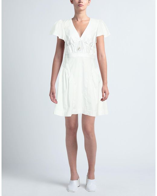 Pinko White Mini Dress