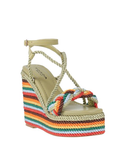 Espadrillas di Tosca Blu in Metallic