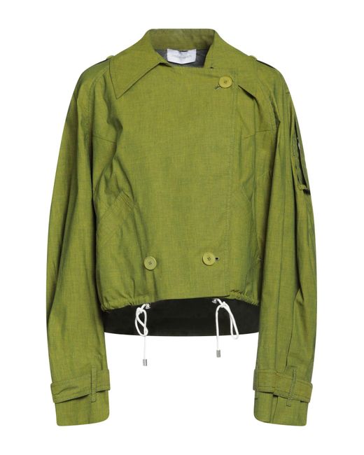 Christian Wijnants Green Overcoat & Trench Coat