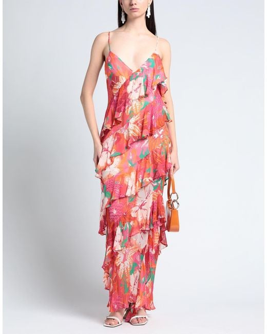MSGM Red Maxi Dress