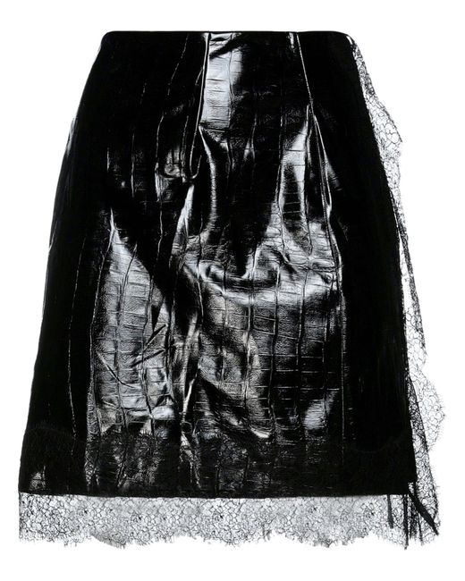 IANUÀ Black Mini Skirt