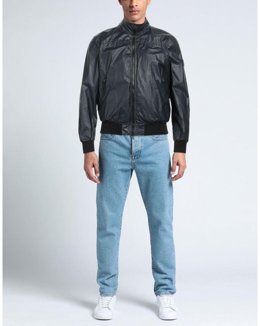 Historic Blue Midnight Jacket Cotton, Acrylic, Polyurethane for men