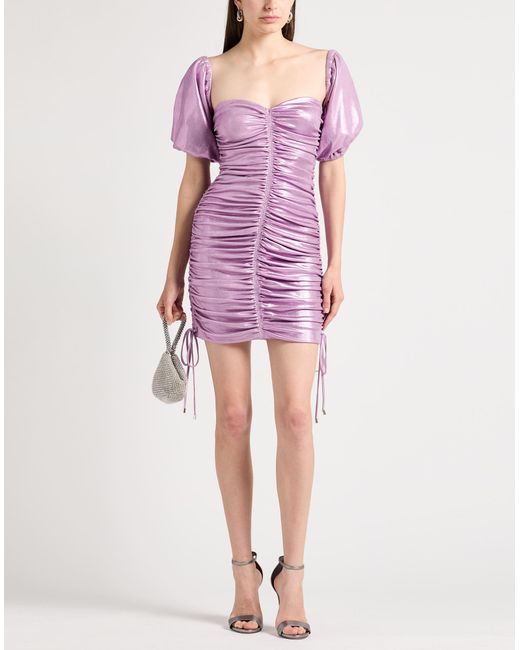 Twinset Purple Mini-Kleid