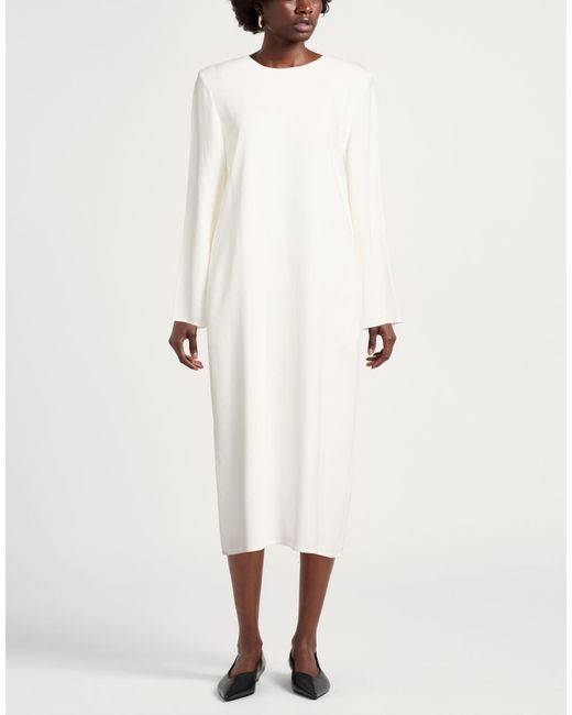MEIMEIJ White Midi Dress