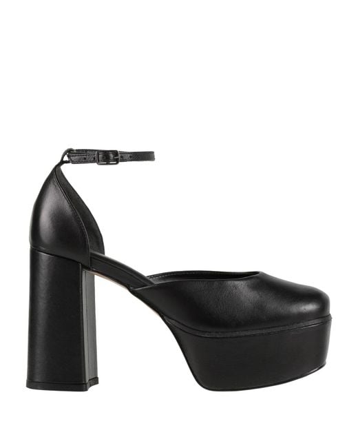 Miss Unique Black Pumps Leather