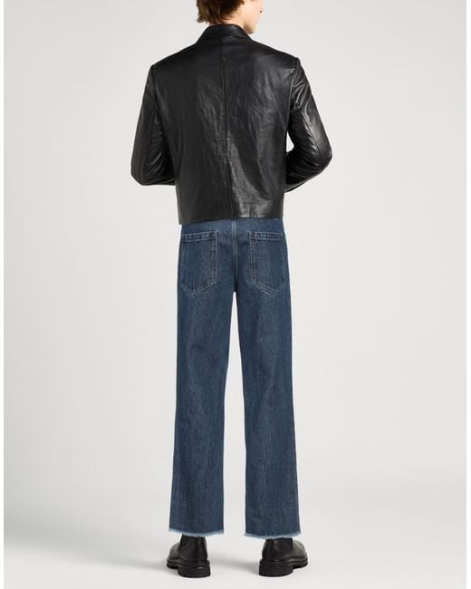 Raf Simons Blue Straight-Leg Cotton Denim Jeans for men