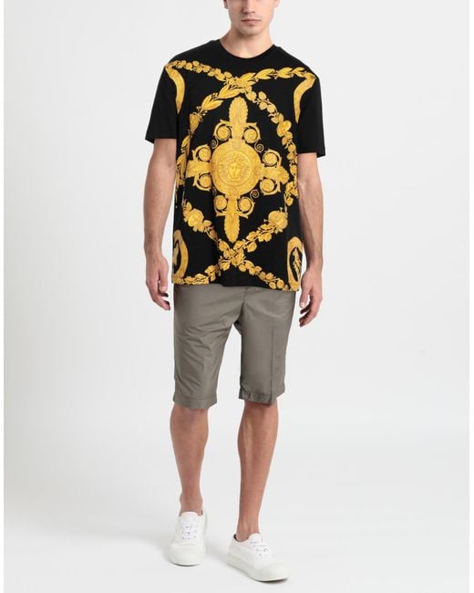 Camiseta Versace de hombre de color Black
