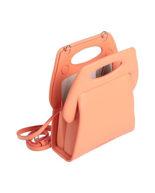 THEMOIRÈ Orange Handbag Textile Fibers