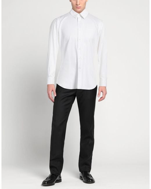 Alessandro Gherardi White Shirt Cotton for men