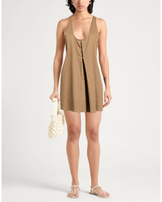 Alysi Natural Mini Dresses