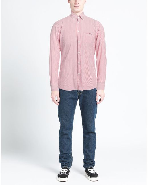 BRANCACCIO Pink Shirt for men