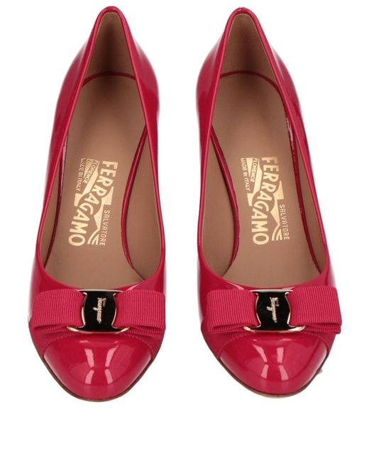 Ferragamo Pink Pumps