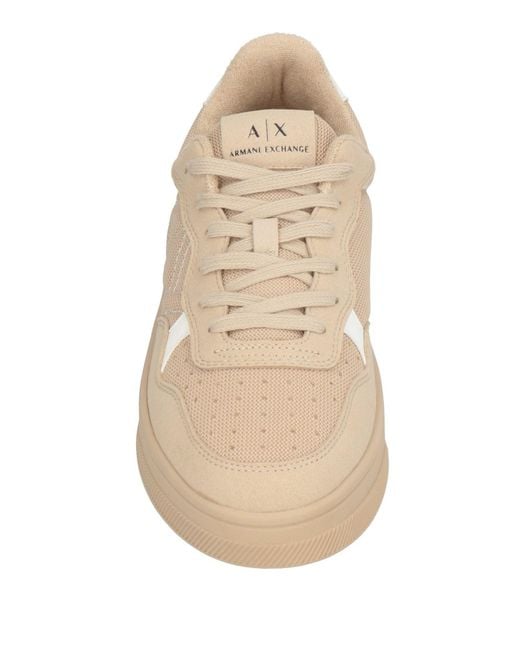 ARMANI EXCHANGE Natural Trainers for men