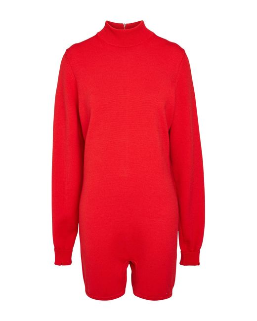 Mono corto Nike de color Red