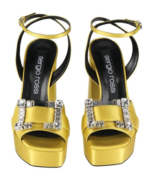 Sergio Rossi Metallic Sandals