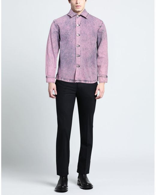 Sandro Purple Denim Outerwear for men