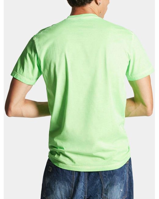 DSquared² T-shirts in Green für Herren