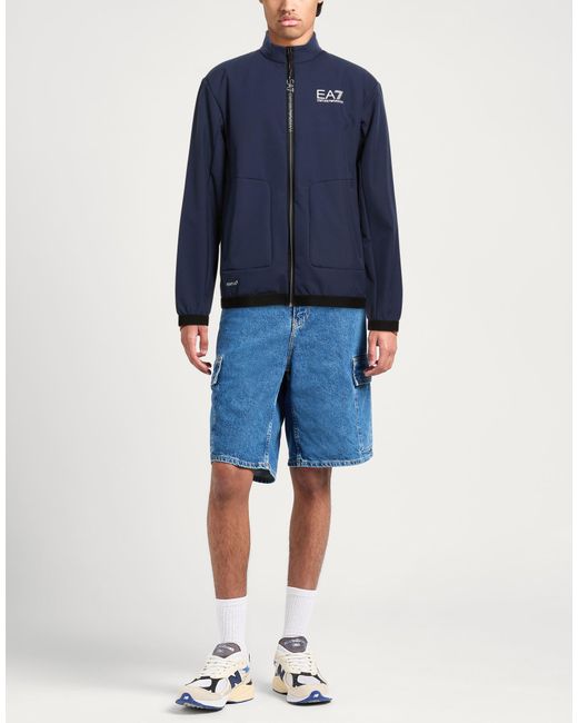 EA7 Blue Jackets for men