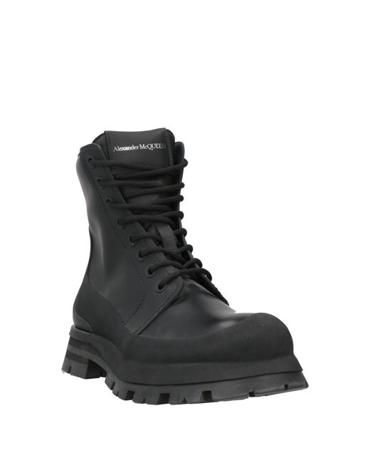 McQ Alexander McQueen Black Ankle Boots for men