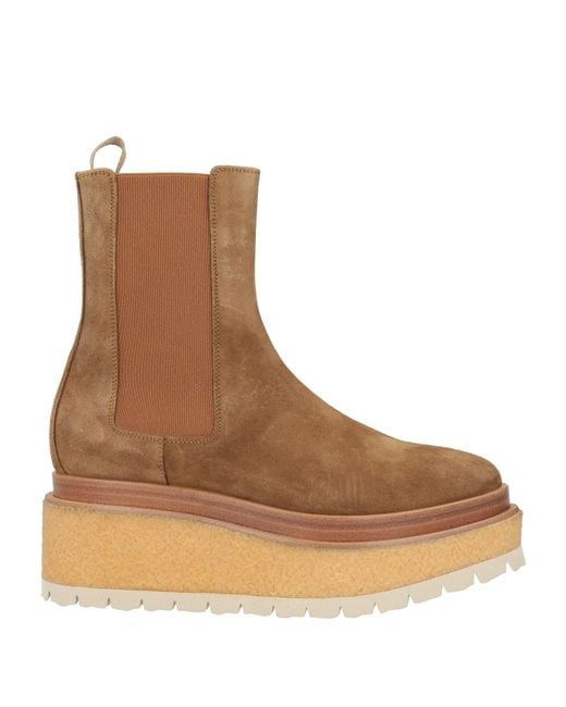 Pierre Hardy Brown Ankle Boots Leather
