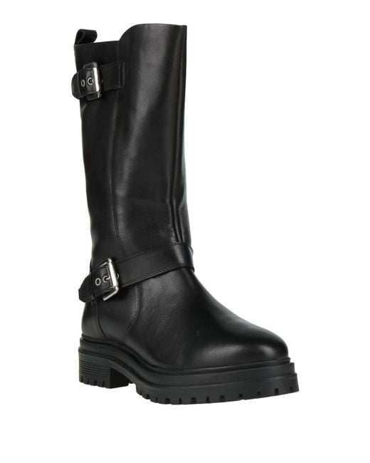 Gioseppo Black Boot Leather
