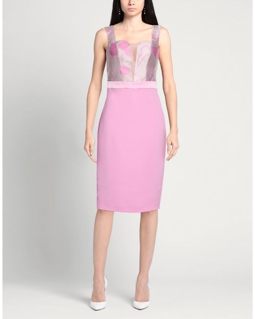 Camilla Pink Midi Dress
