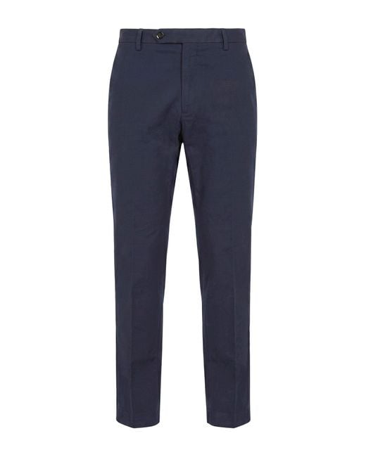 Berwich Blue Pants for men