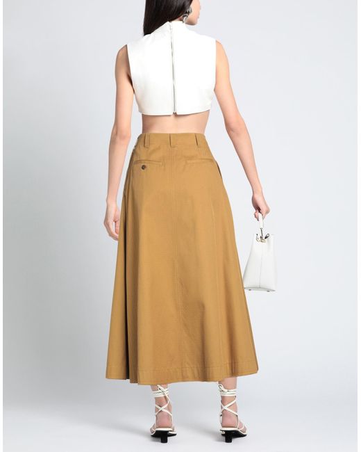 Golden Goose Deluxe Brand Natural Midi Skirt