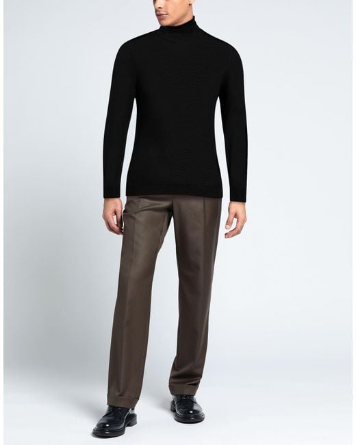 Drumohr Black Turtleneck for men
